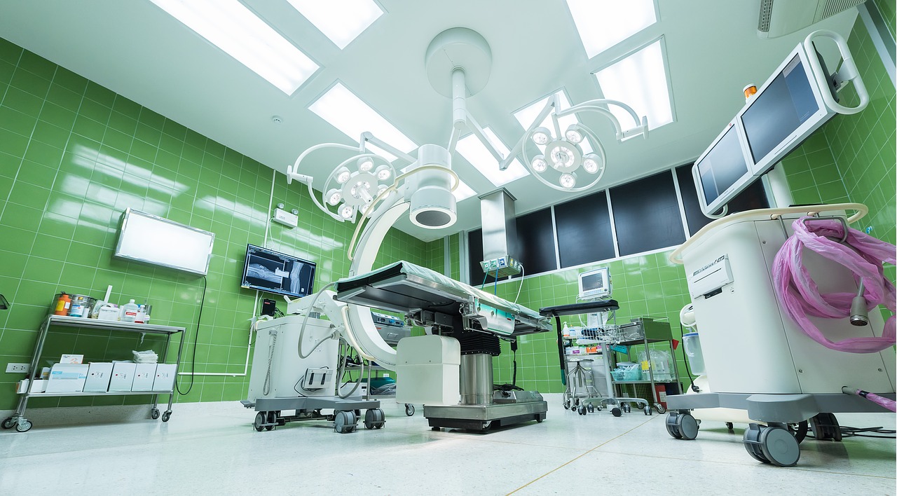 clean hospital room